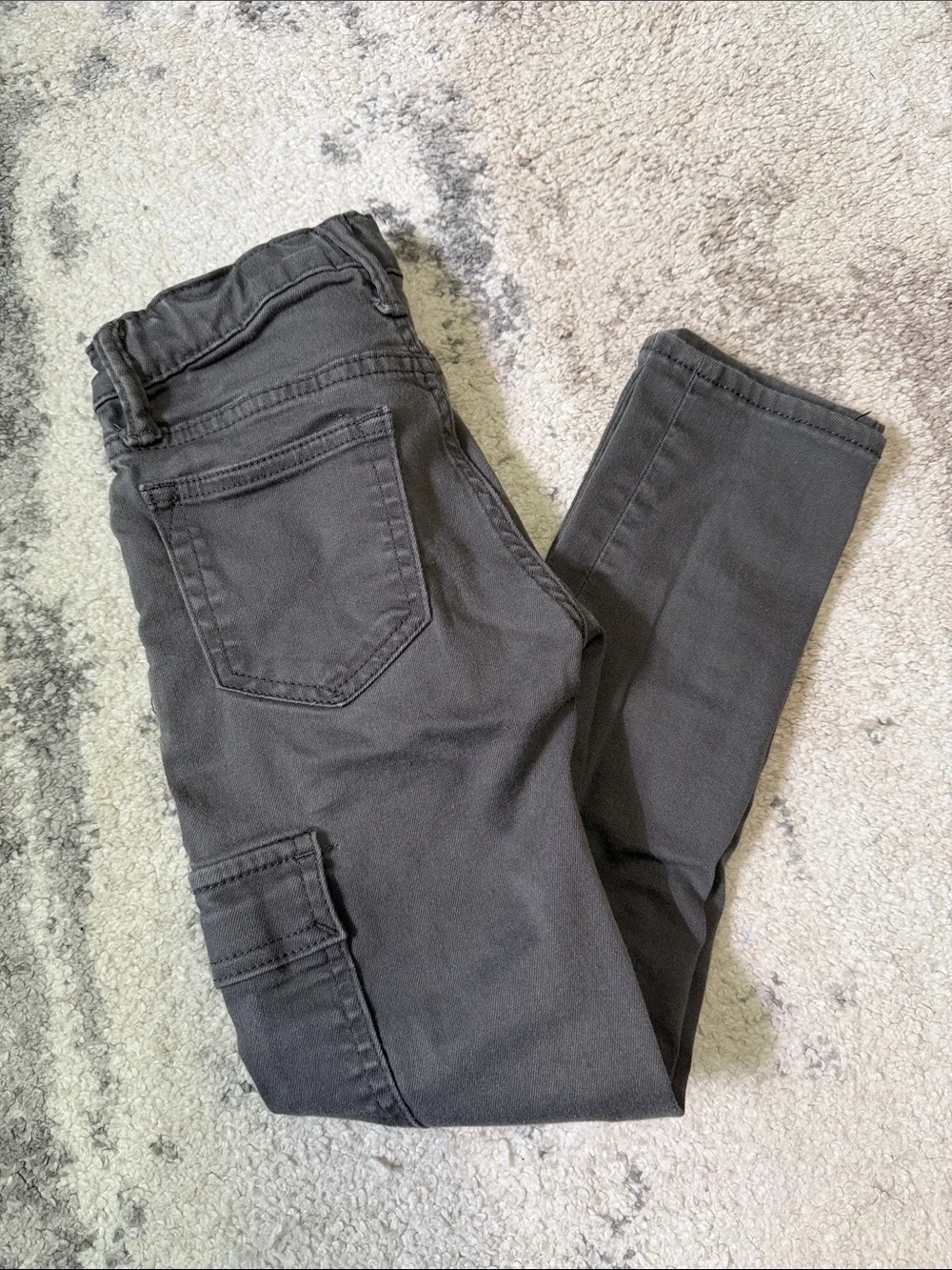 GAP Kids Charcoal Skinny Cargo Jeans